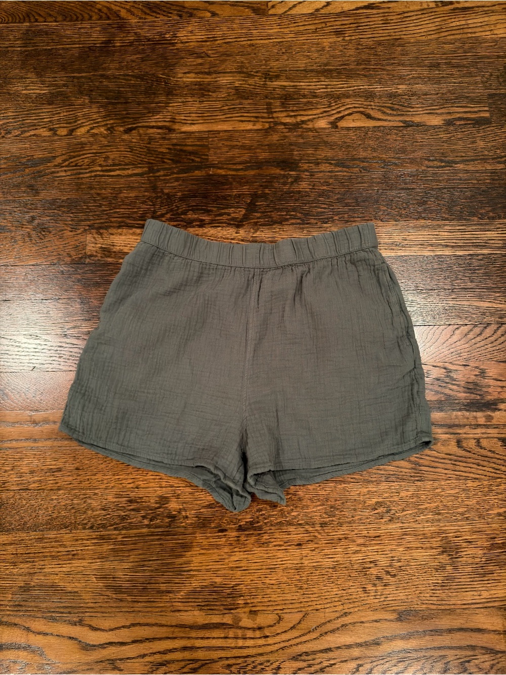 Green Gauze Shorts